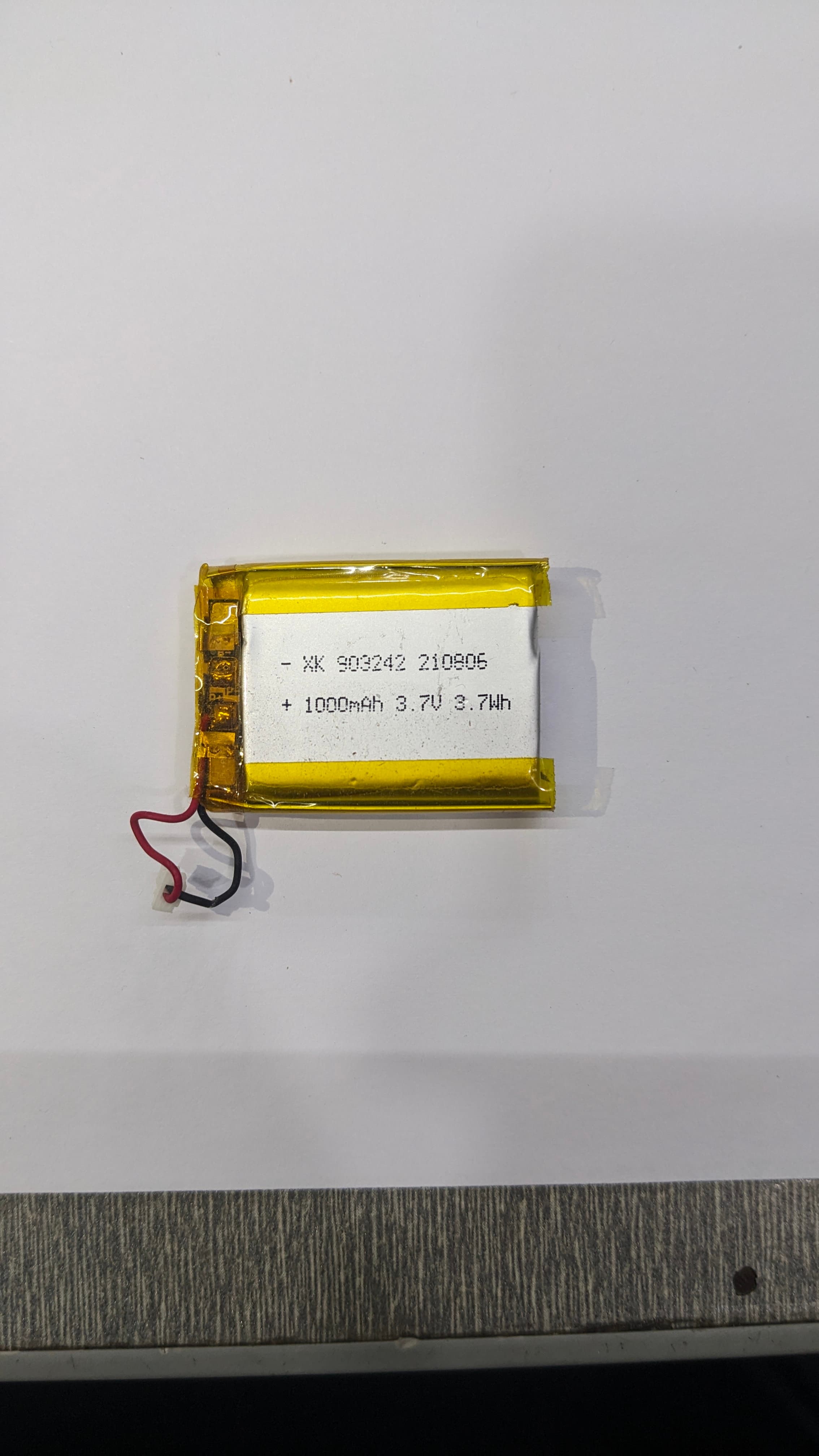 3.7V 1000mAh LiPo Battery