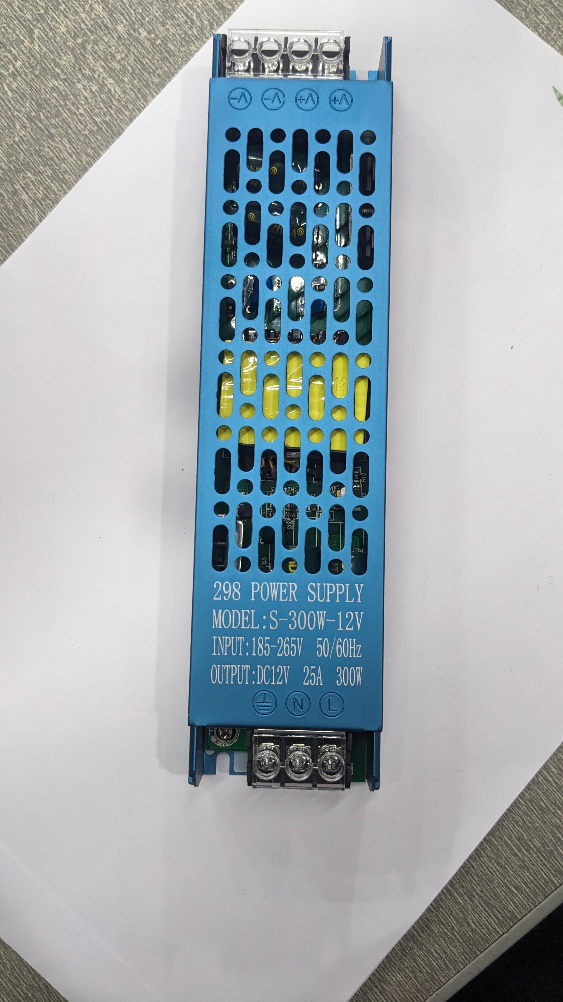 298 Power Supply Slimline Indoor SMPS (12V 25A 300W) photo