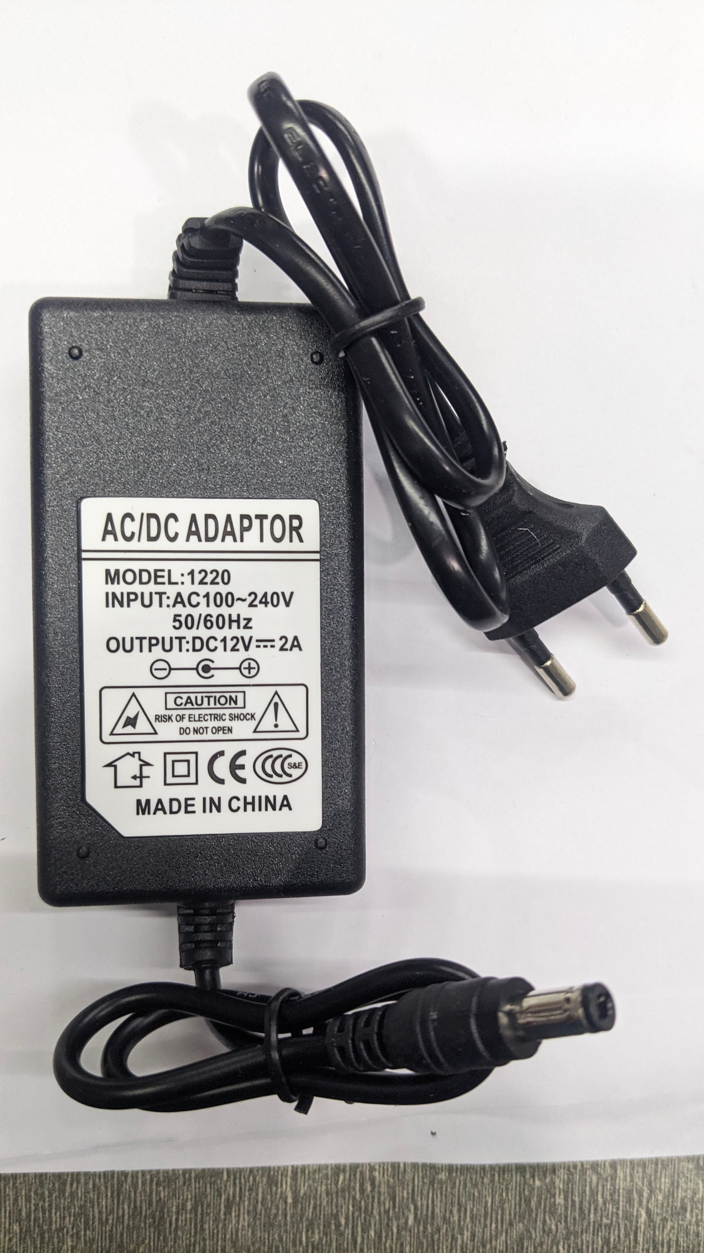 298-18 AC/DC Power Adapter (12V 2A)