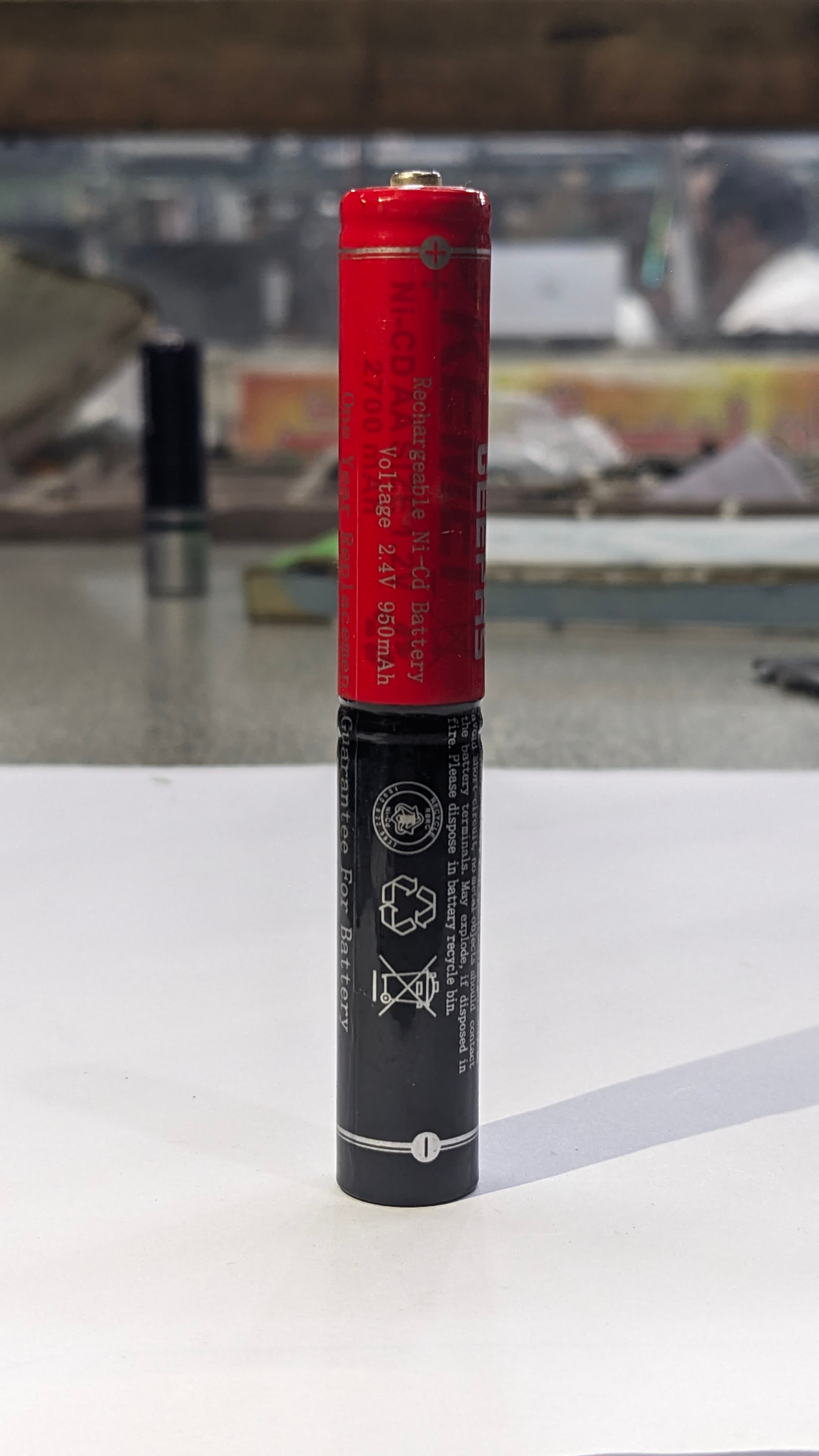 Geepas 2.4V 950mAh Ni-Cd AA Rechargeable Battery Pack