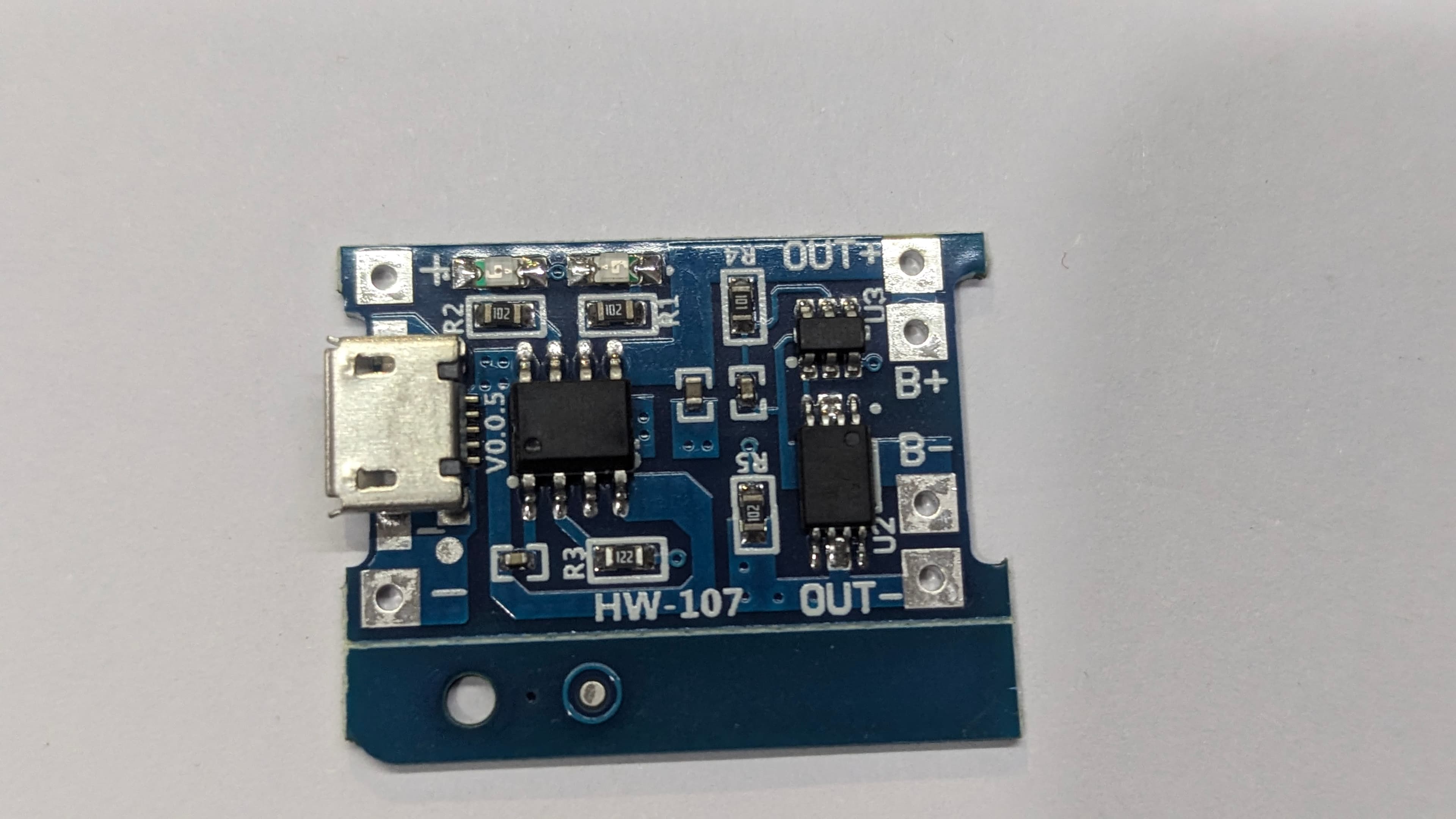 TP4056 Lithium Battery Charger Module with Protection (HW-107)